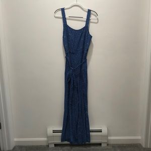 Blue tank top romper from Gap